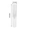 2 Clear 10" Cylinder Glass Hurricane Candle Holder Shades Party Events Supplies